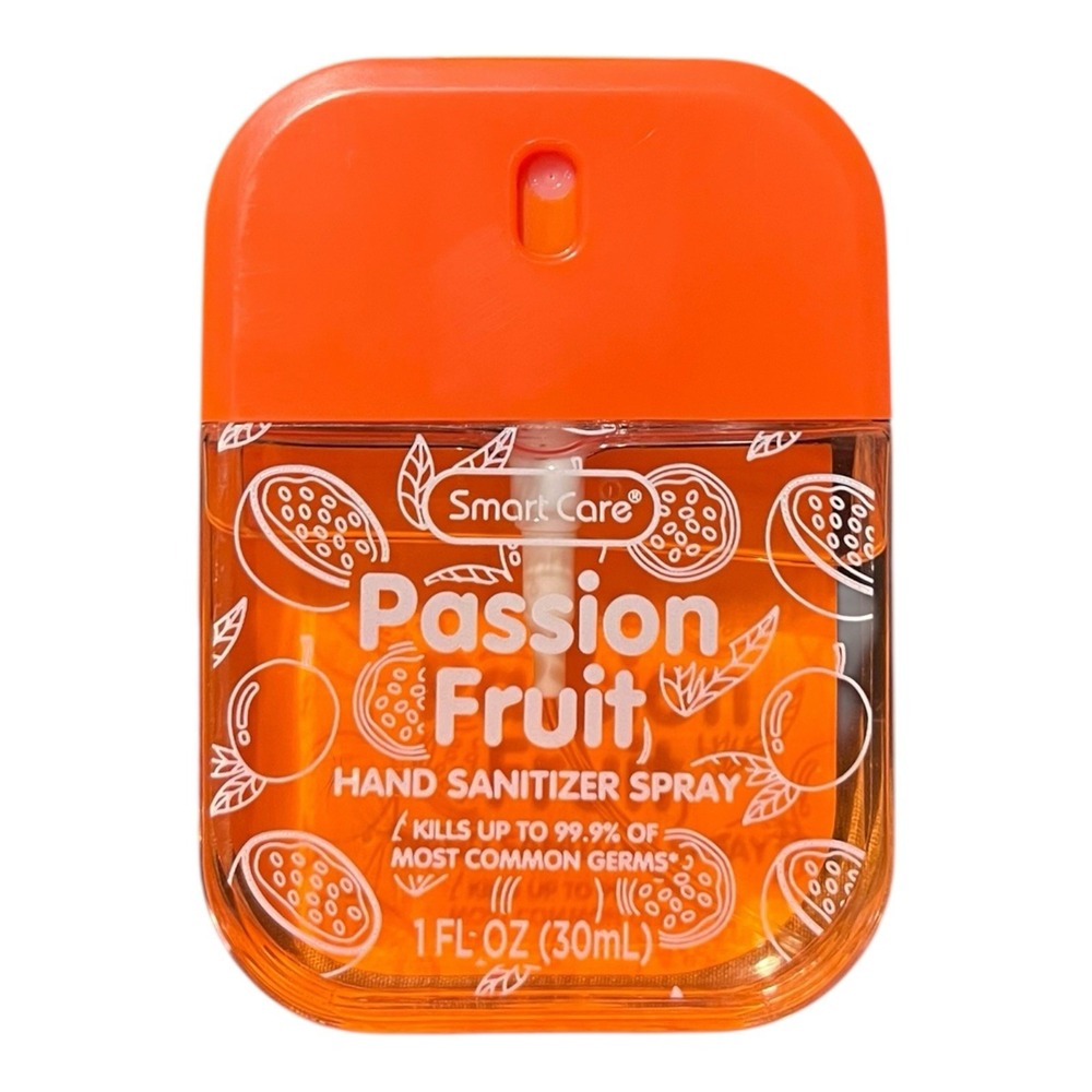 Smart Care Passion Fruit Hand Sanitizer Spray 1 fl oz (30ml) Kills 99.9% Germs